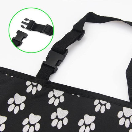 Pet Boot Car Seat Cover Hammock Nonslip Dog Puppy Cat Waterproof Rear Large - Aimall