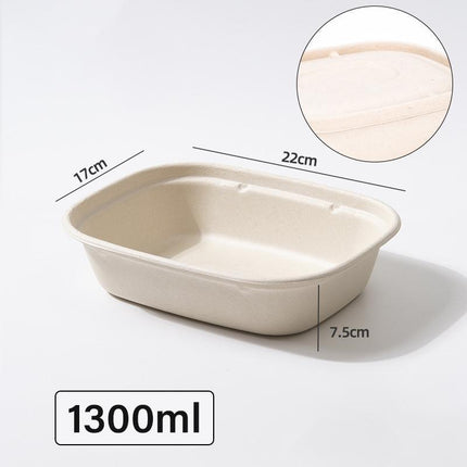 100X Food Preparation Burger Storages Cake Packaging Box Lunch Boxes - Aimall
