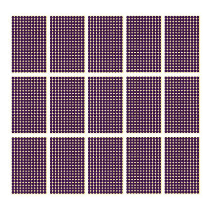 8/13/25/50mm Colour Sticker Dots Adhesive Round Labels Circular Scrapbooking Purple - Aimall