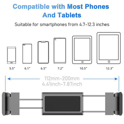 Universal 360° Car Seat Back Headrest Mount Holder for Apple iPad Phone Tablet - Aimall