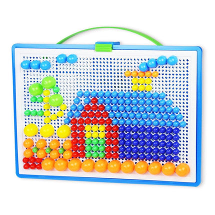 Mushroom Nail Educational DIY Puzzle Toy Set for Creative Learning and Play