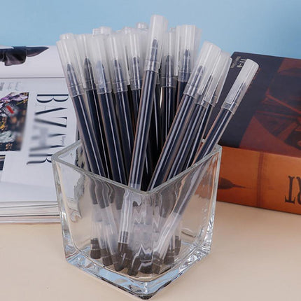 12x Rollerball Gel Pen Fine Point 0.5 mm High Ink Capacity School Office Pen - Aimall
