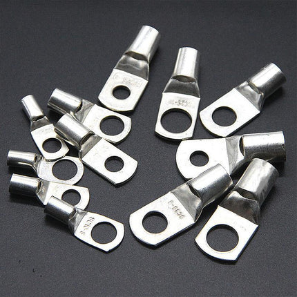 240Pcs 4WD Cable Lug Ring Battery Copper Tube Connector Kits Terminal Crimper - Aimall