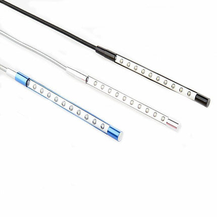 Flexible USB 10 LED Light Lamp for Keyboard Reading Notebook Laptop - Aimall