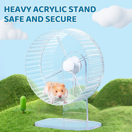 Quiet Hamster Running Wheel Small Pet Treadmill Exercise Ball Toy Supplies