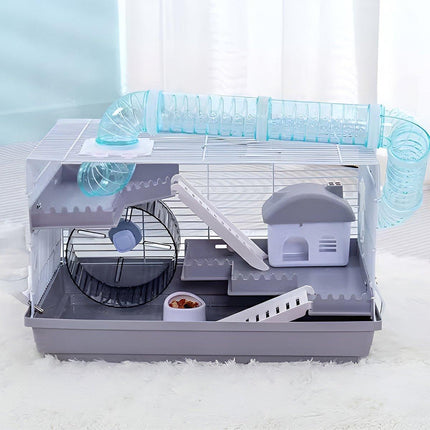 8X Hamster Cage Tunnel Squirrel Guinea Pig Hedgehog Small Animals Tube Toy - Aimall