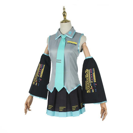 Anime Hatsune Miku Vocaloid Hatsune Cosplay Costume Uniform Dress Party Outfits AU