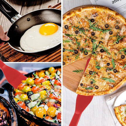 4PCS Kitchen Silicone Spatula Frying Shovel Non-stick Pan Frying Fish Shovel