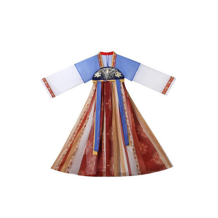 Girl Hanfu Spring And Autumn Book Ancient Clothes Chinese Style Children Hanfu - Aimall