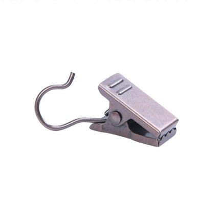 50PCS Stainless Steel Curtain Clip Hooks Strong Load-bearing Shower Accessories