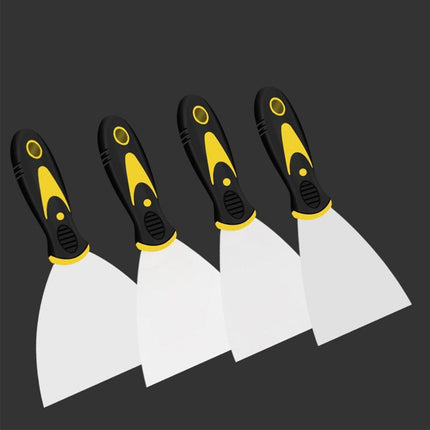6PCS Stainless Steel Putty Knife Set Scraper Trowel Tool Kit for Cleaning Paint