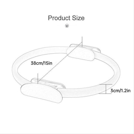 4 Colours Pilates Yoga Ring Magic Circle Fitness Equipment for Toning Slim Legs