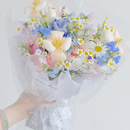 3Sizes Clear Cellophane Wrap Roll Gift Flower Bouquet Baskets Wrapping Paper - Aimall