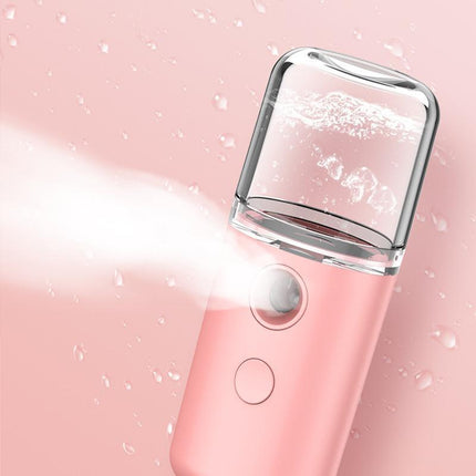 Face Moisturizing Mist Spray Machine USB Nano Facial Mister Facial Humidifier - Aimall