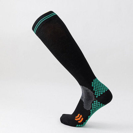 Compression Socks Miracle Copper Anti Fatigue Unisex Travel DVT Comfort 2XL - Aimall