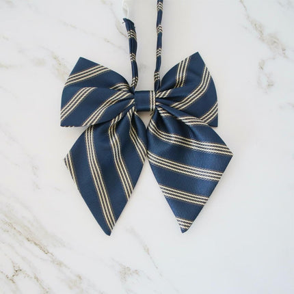 For Women School Uniform Checkered Lovely Sailor Style JK Japanese Collar BowTie - Aimall