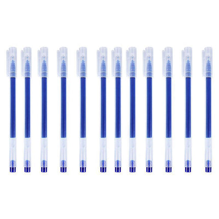 12x Rollerball Gel Pen Fine Point 0.5 mm High Ink Capacity School Office Pen - Aimall