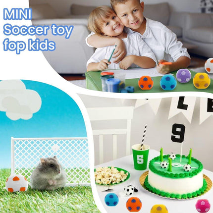 21X Mini Fidget Spinners Soccer Ball Toy Rotatable Stress Balls Easter Christmas
