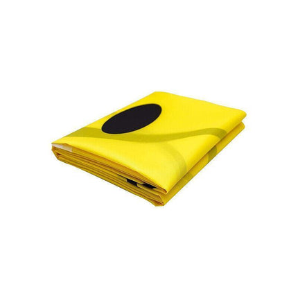 Large Yellow Smiley Face Flag Heavy Duty Outdoor Happy 90 X 150 CM - 3ft x 5ft - Aimall