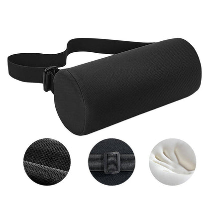 Adjustable Multi-functional Lumbar Support Pillow Small Cylindrical Back Cushion