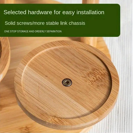 Round Tabletop Flower Stand Balcony Storage Shelf Display Rack Indoor Outdoor