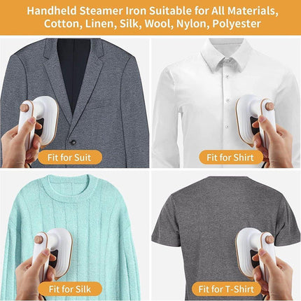 Mini Electric Iron Handheld Rotary Folding Clothes Steamer Home Ironing Machine
