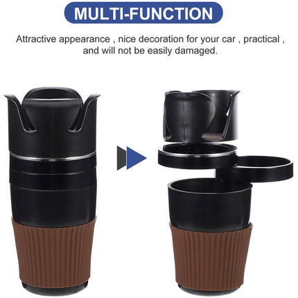 Multifunctional Car Cup Holder Storage Box Drink Organiser Vehicle Accessories