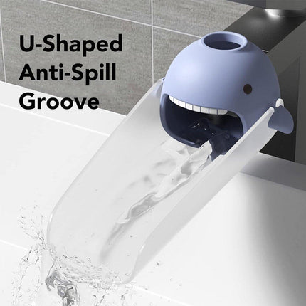 2PCS Cartoon Animal Faucet Extender Bathroom Sink Tap Water Splash Guard Device