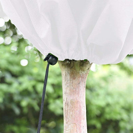 Plant Cover Freeze Frost Protection Bag Drawstring Garden Shrubs Bag Reusable - Aimall