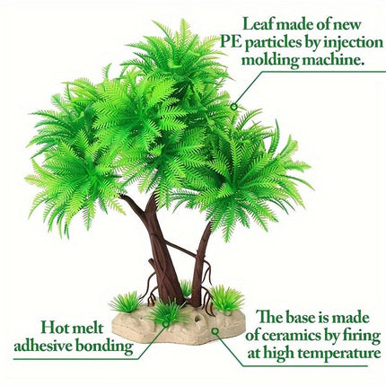 Fish Tank Decoration Artificial Water Grass Ornament Plastic Aquarium Bonsai