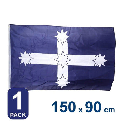 Large Eureka Stockade Flag Southern Cross Australian Aussie Heavy Duty 90 x 150 - Aimall