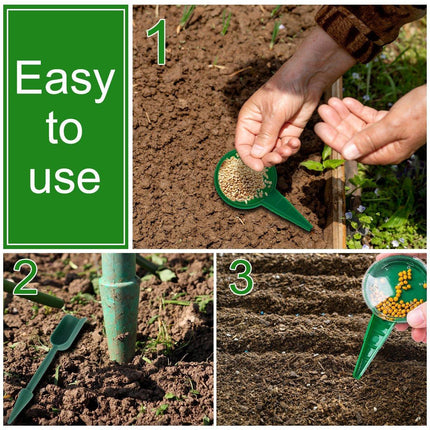 6PCS Garden Seeder Set Mini Seed Planting Tools Manual Seeder for Gardening
