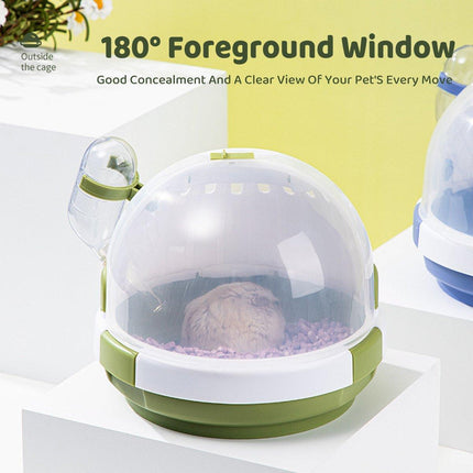 UFO Hamster Cage Portable Outside Cage for Small Pet Golden Bear Supplies
