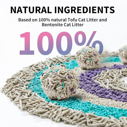 5in1 Cat Litter Mix with Bentonite and Activated Charcoal Deodorizer 7LDust Free