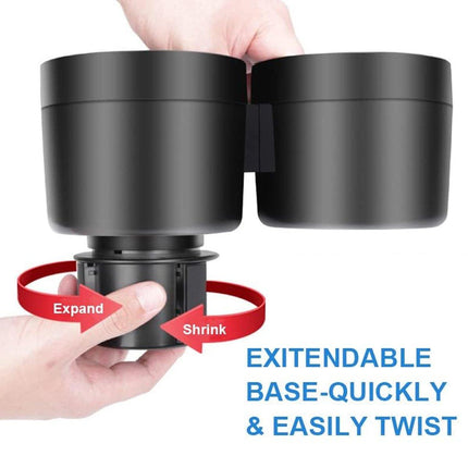 2pcs Car Cup Holder Organiser Dual 2-in-1 Adjustable Drink Holder for Vehicles