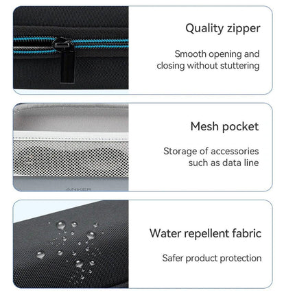 Portable Mobile Power Storage Bag Compact Charging Treasure Organizer Case Box