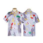Strange Story 4 Cos Dress Shirt Short Sleeve Round Neck Men's And Women's Performance Cosplay Dress New Halloween Play Dress