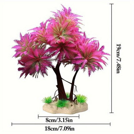 Fish Tank Decoration Artificial Water Grass Ornament Plastic Aquarium Bonsai