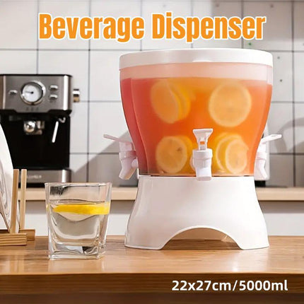 Jug With Tap Cold Water Container Lemonad Drink Dispenser for Refrigerator