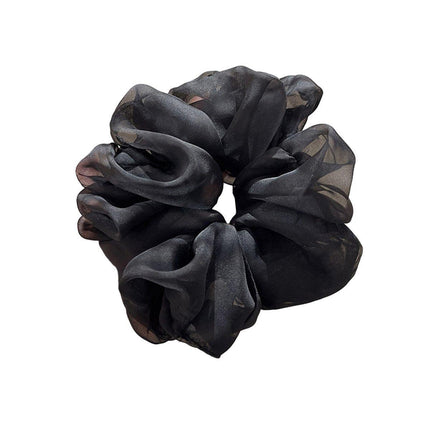 Oversize Large Scrunchies Silk Satin Elastic Hair Hair Bands Rope Tie Ponytail - Aimall