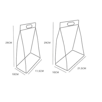 Kraft Paper Aluminum Foil Bags Tote Bags Milk Tea Takeaway Coffee Packaging Bags - Aimall