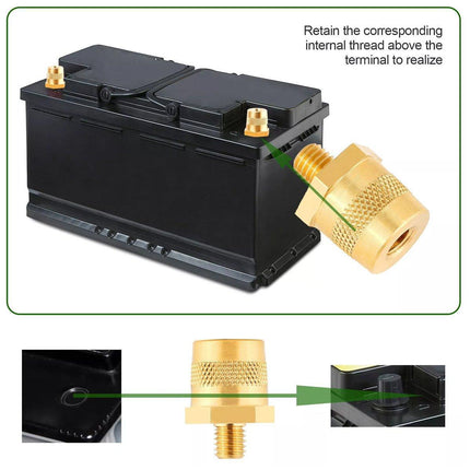 2pcs Automotive Battery Connector Posts Maintenance and Modification Accessories