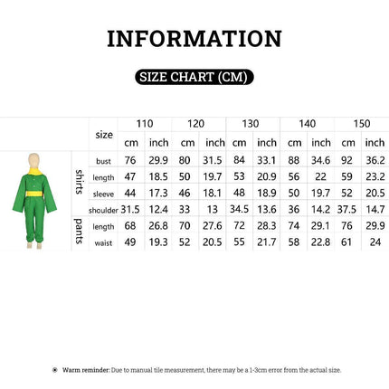 Mantianyu Halloween Anime Costume Movie Little Prince Cos Clothing Little Prince Children's Adult Stage Performance Clothing
