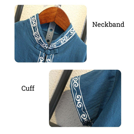 Chinese Style Boys Tang Suit Summer Hanfu Dress Traditional Outfit