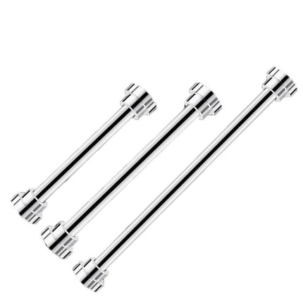 Adjustable Tension Rod Extendable Rack Shower Wind Curtain Closet Pole 50-160cm - Aimall