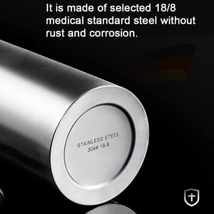 1000ml Stainless Steel Oil Dispenser Bottle Leakproof Container for Kitchen Use