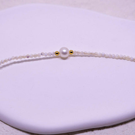 2mm Very Fine Pearl Bracelet Adjustable Strand Elegant Jewelry for Women Fashion