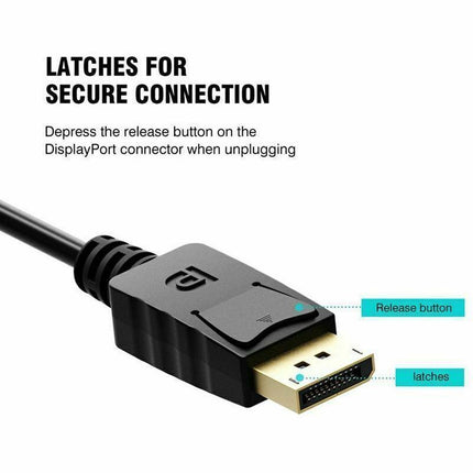 DisplayPort DP Male to DVI Female Display Port Adapter Cable Converter HD 1080P - Aimall