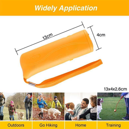 Ultrasonic Dog Barking Control Anti Bark Device Stop Repeller Train Tool Trainer - Aimall