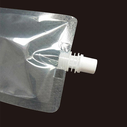 50PCS 250ML Drink Pouch Packaging Bag Stand Up Spout Plastic Makeup Drink Bag - Aimall